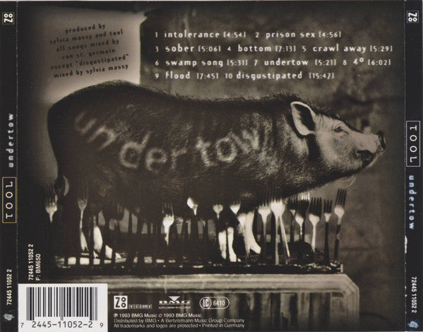 Tool (2) – Undertow (Used) (Mint Condition) CD