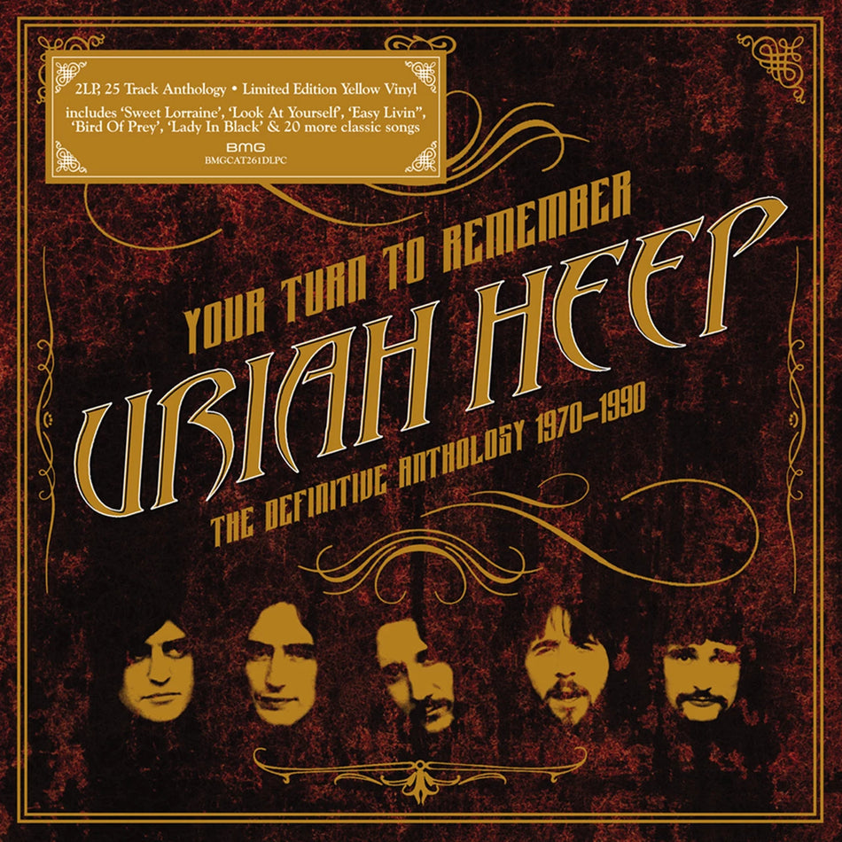 Uriah Heep - Your Turn to Remember: The Definitive Anthology 1970-1990 2 Discs (Brand New) Vinyl