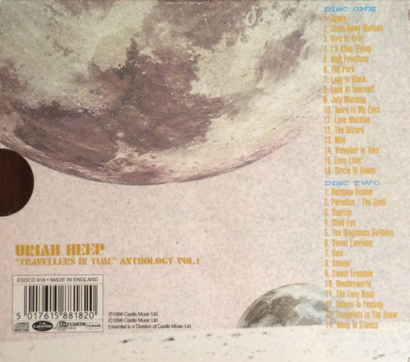 Uriah Heep – Travellers In Time: Anthology Vol. 1 (Used) (Mint Condition) CD