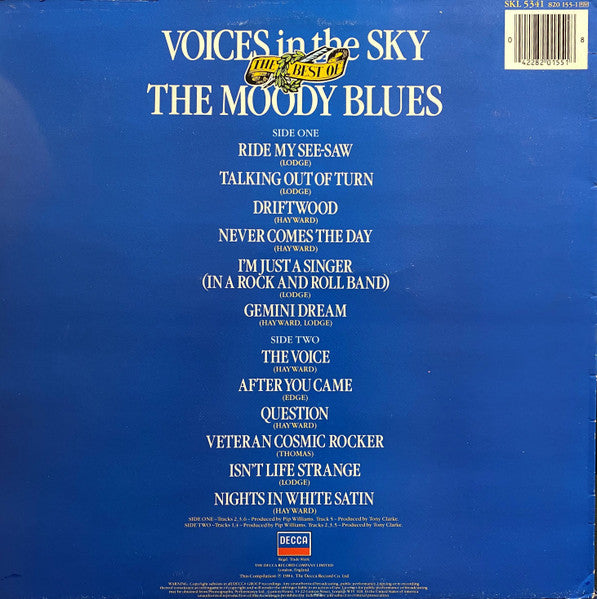 The Moody Blues – Voices In The Sky: The Best Of The Moody Blues (Used) (Mint Condition) - Vinyl