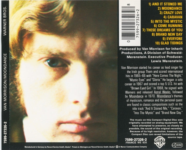Van Morrison – Moondance (Used) (Mint Condition) CD