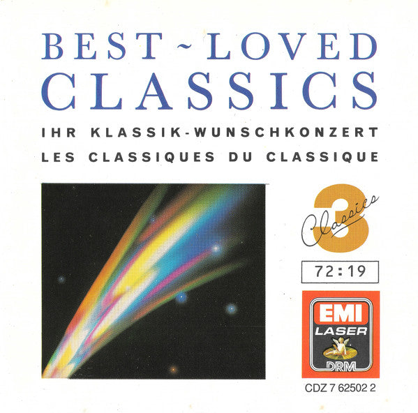 Various – Best - Loved Classics 3 (Ihr Klassik-Wunschkonzert 3 · Les Classiques Du Classique 3) (Used) (Mint Condition)