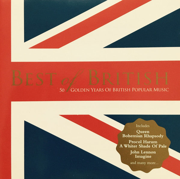 Various – Best Of British - 50 Golden Years Of British Popular Music 2 Discs (Used) (Mint Condition) CD