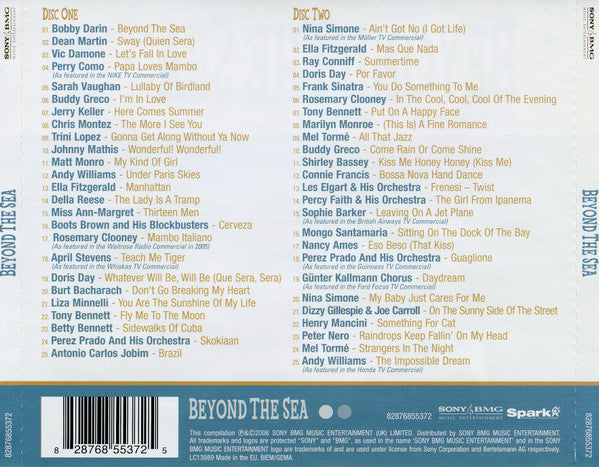 Various – Beyond The Sea - 50 Summer Classics 2 Disc (Used) (Mint Condition)