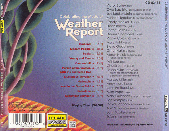Various – Celebrating The Music Of Weather Report (Used) (Mint Condition) CD
