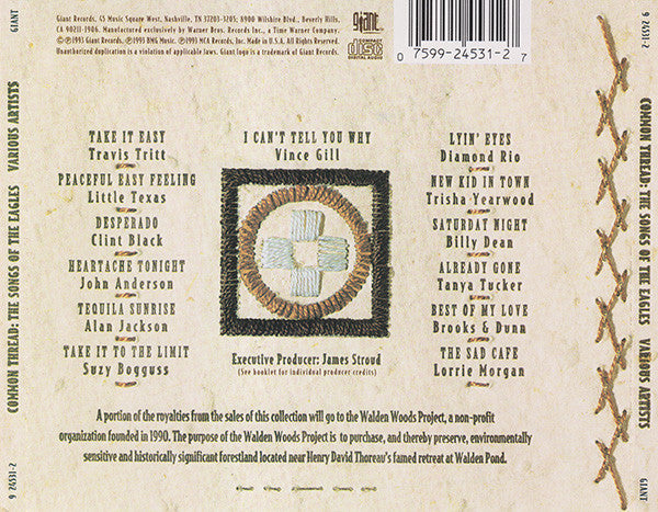 Various – Common Thread: The Songs Of The Eagles (Used) (Mint Condition) CD