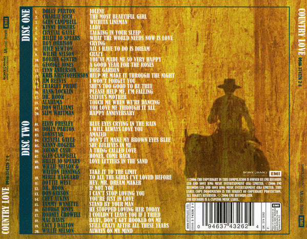 Various – Country Love (40 Classic Love Songs) 2 Discs (Used) (Mint Condition)