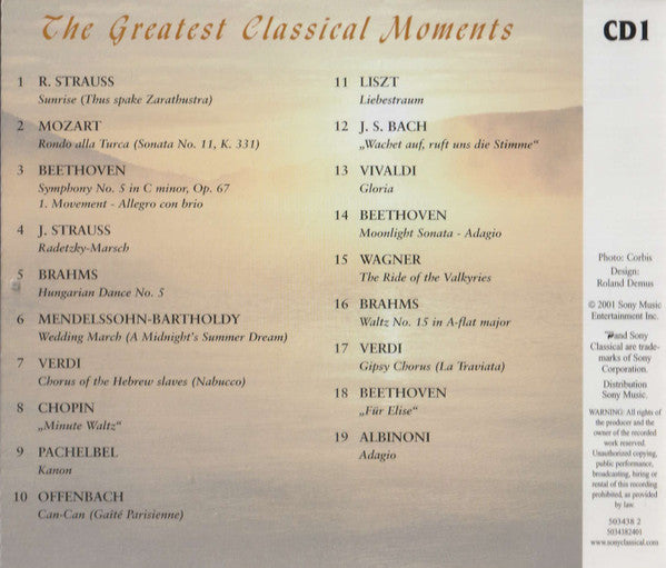 Various – Die Größten Momente Der Klassik - 3 Discs (Used) (Mint Condition)