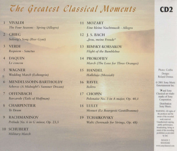 Various – Die Größten Momente Der Klassik - 3 Discs (Used) (Mint Condition)