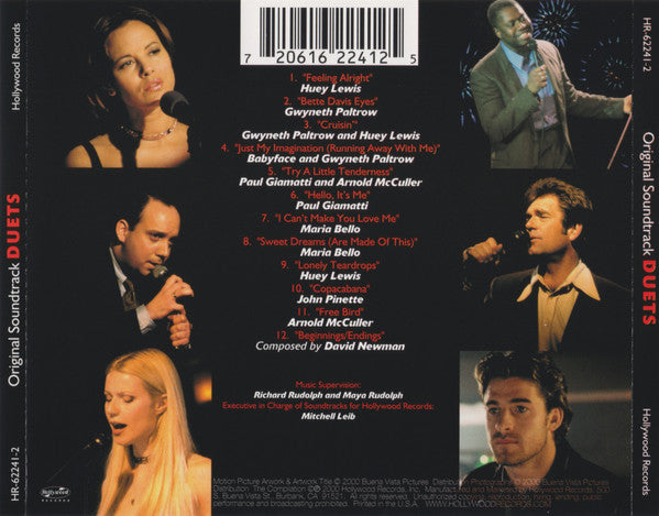 Various – Duets (Original Soundtrack) (Used) (Mint Condition) CD