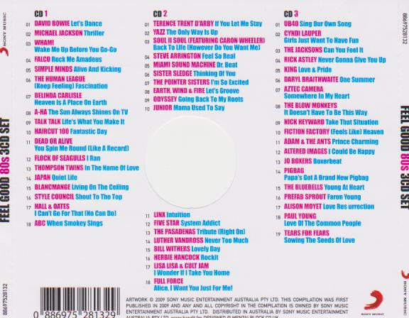 Various – Feel Good 80s 3 Discs (Used) (Mint Condition) CD