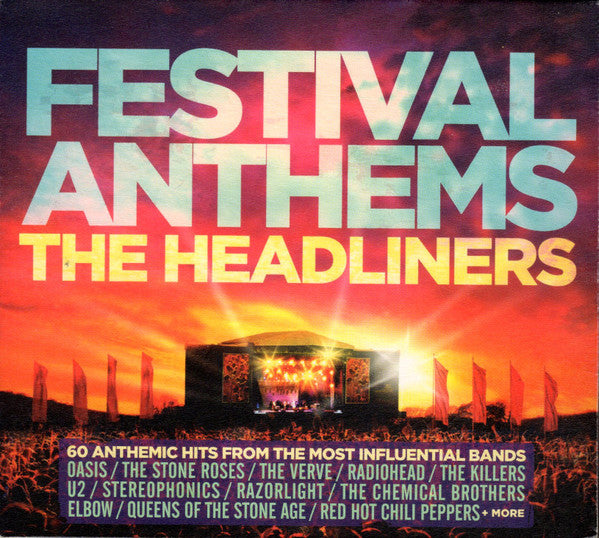 Various – Festival Anthems The Headliners 3 Discs (Used) (Mint Condition) CD