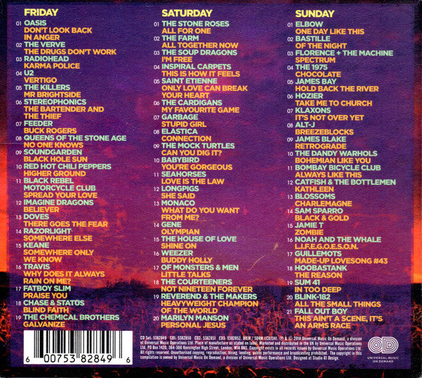 Various – Festival Anthems The Headliners 3 Discs (Used) (Mint Condition) CD