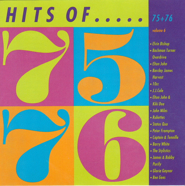 Various – Hits Of..... 75 + 76 (Used) (Condition) CD