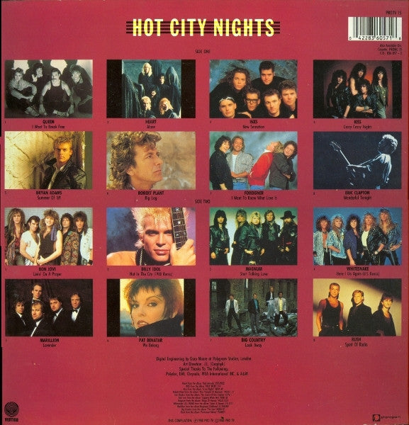 Various – Hot City Nights (Used) (Mint Condition) Vinyl