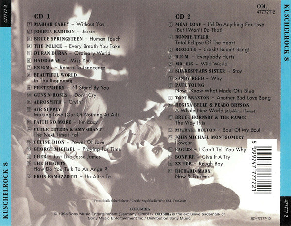Various – Kuschelrock 8 - 2 Discs (Used) (Mint Condition) CD