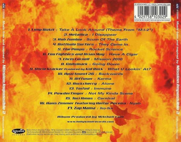 Various – Music From And Inspired By M:i-2 (Used) (Mint Condition)