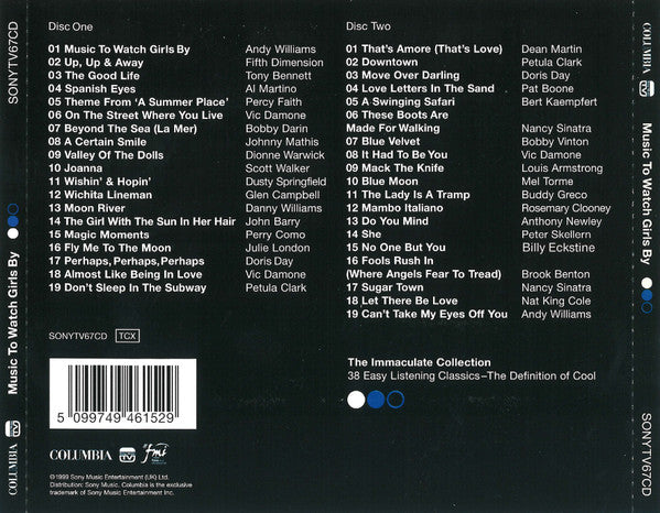 Various – Music To Watch Girls By 2 Discs (Used) (Mint Condition) CD