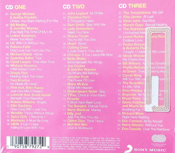 Various – Now That's What I Call Love Songs 3 Discs (Used) (Mint Condition) - CD