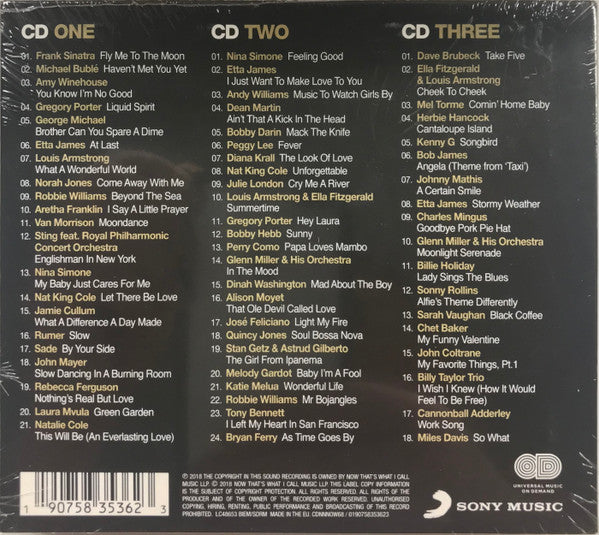 Various – Now That's What I Call Jazz 3 Discs (Used) (Mint Condition) CD