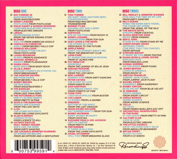 Various – The Best 80s Movies Album In The World... Ever! - 3 Discs (Used) (Mint Condition) CD