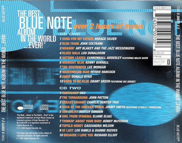Various – The Best Blue Note Album In The World...Ever! (Used) (Mint Condition) CD