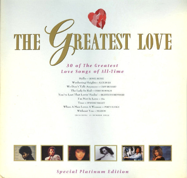 Various – The Greatest Love 2 Discs (Used) (Mint Condition) Vinyl