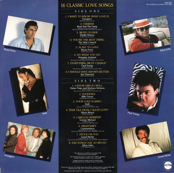 Various – The Love Album (16 Classic Love Songs) (Used) (Mint Condition) Vinyl