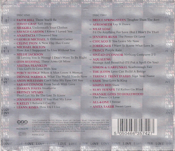 Various - The Power Of Love - 2 Discs (Used) (Mint Condition)