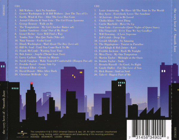Various – The Very Best Of Smooth Jazz 4 Discs (Used) (Mint Condition) CD