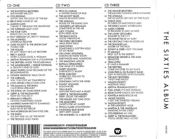 Various – The Sixties Album - The Album Of The Decade (Used) (Condition)