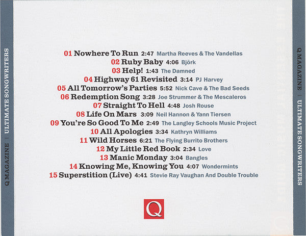 Various – Ultimate Songwriters (Used) (Mint Condition) CD