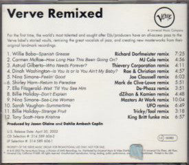 Various – Verve Remixed (Used) (Mint Condition) CD
