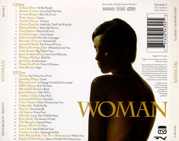 Various – Woman 2 Discs (Used) (Mint Condition) CD