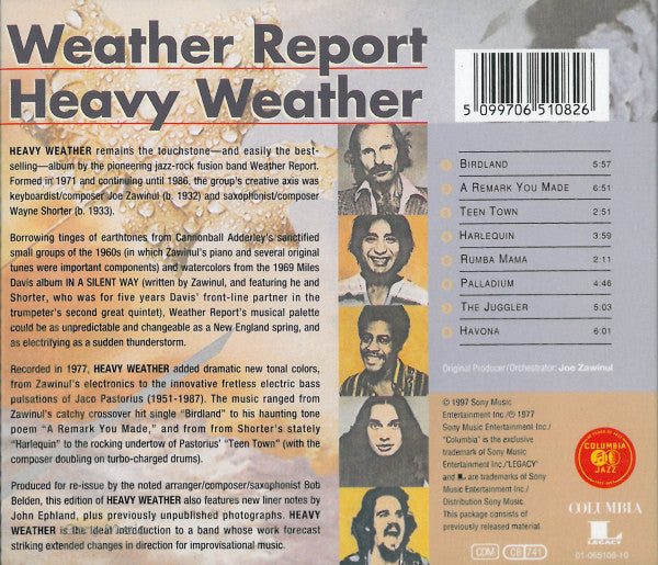 Weather Report – Heavy Weather (Used) (Mint Condition) CD