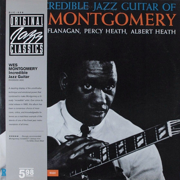 Wes Montgomery – The Incredible Jazz Guitar Of Wes Montgomery (Brand New) Vinyl