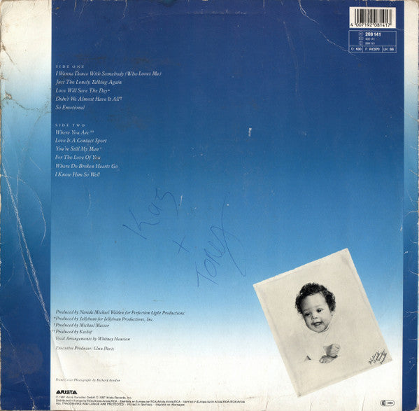 Whitney Houston – Whitney (Used) (Mint Condition) Vinyl