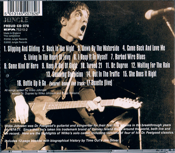 Wilko Johnson – Back In The Night: The Best Of Wilko Johnson (Used) (Mint Condition) CD