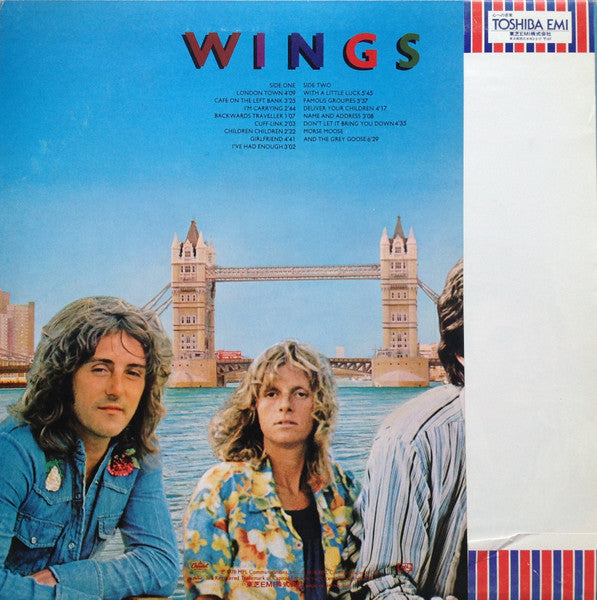 Wings (2) = ポール・マッカートニー&ウイングス* – London Town (Used) (Mint Condition) Vinyl