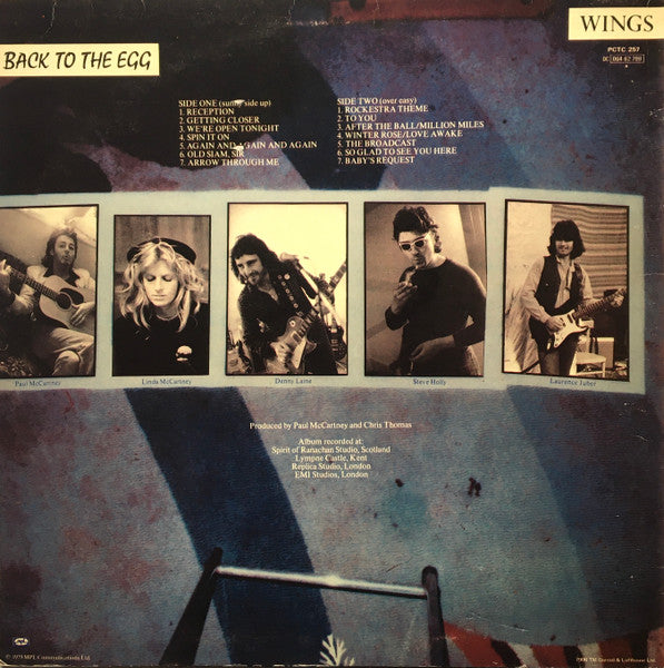 Wings (2) – Back To The Egg (Used) (Mint Condition) Vinyl