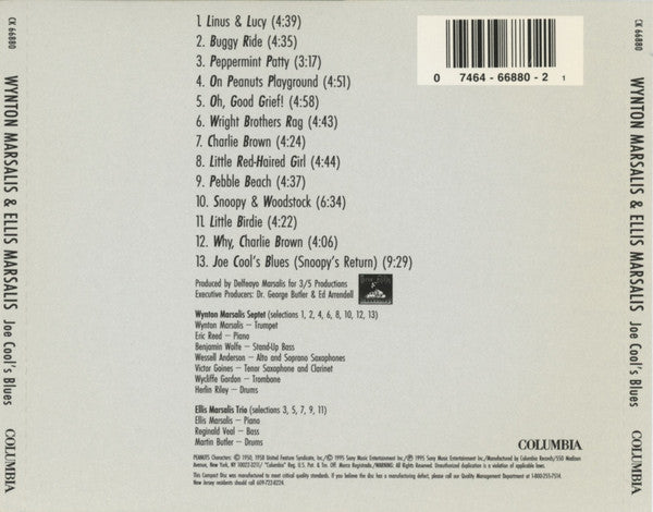 Wynton Marsalis & Ellis Marsalis – Joe Cool's Blues (Used) (Mint Condition) CD