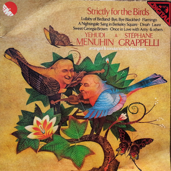 Yehudi Menuhin, Stéphane Grappelli & Max Harris – Strictly For The Birds (Used) (Mint Condition) - Vinyl