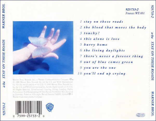 a-ha - Stay On These Roads (Used) (Mint Condition)