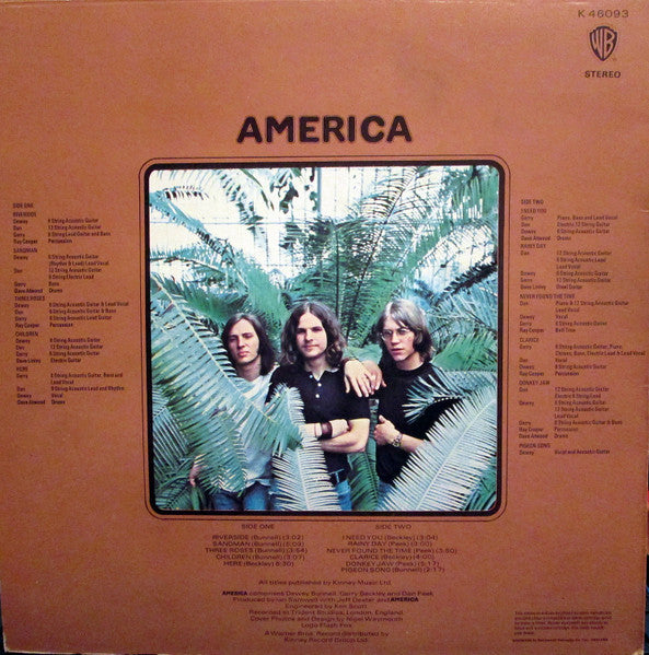 America – America (Used) (Mint Condition)