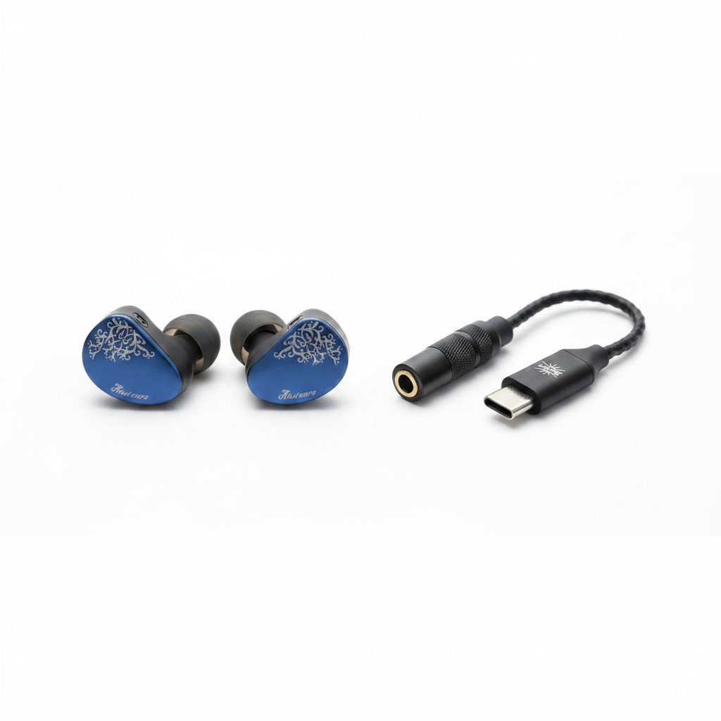 Kiwi Ears Cadenza II and AD1 White Background Square