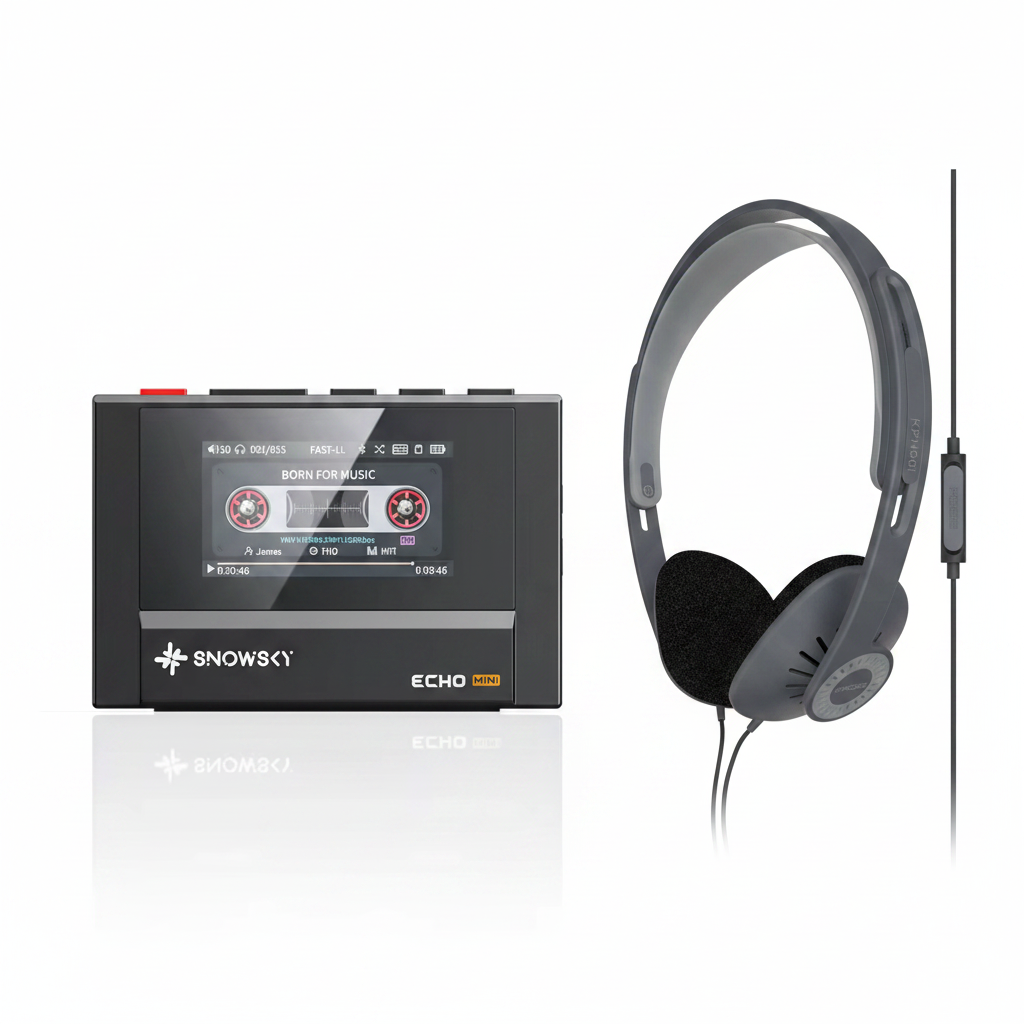 Snowsky Echo Mini and Koss KPH30i Side by Side