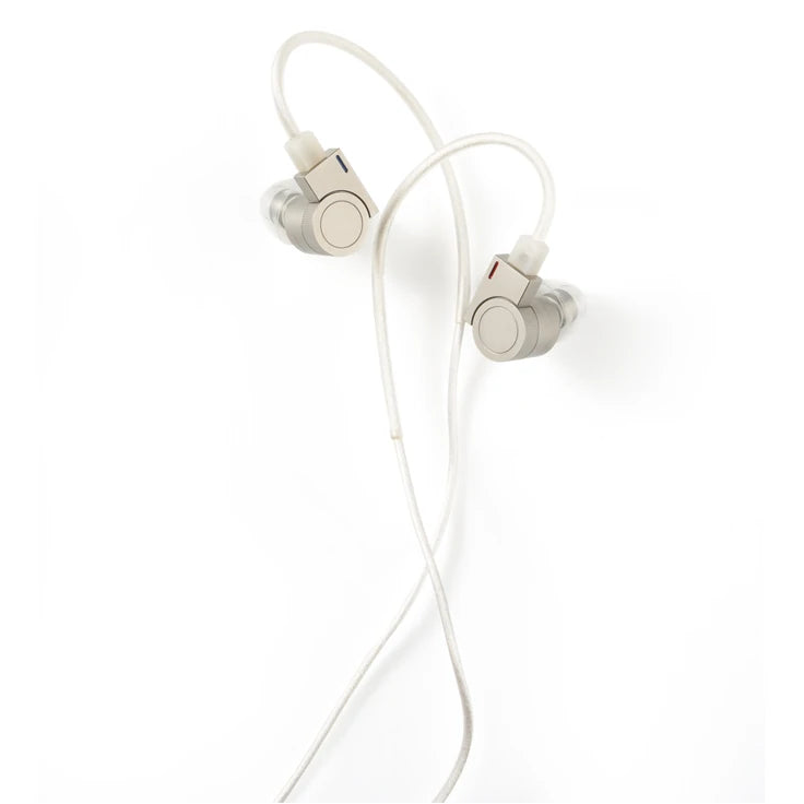 Softears Edge titanium earphones showing 2-pin 0.78mm connectors