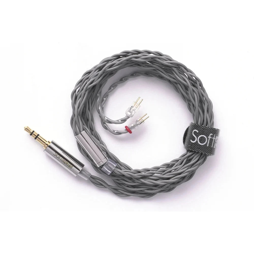 Softears Studio 2 detachable cable with 3.5mm plug and 2-pin connectors