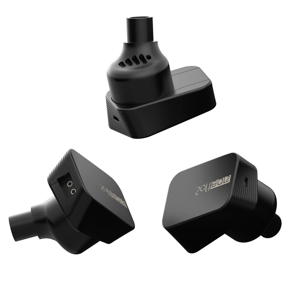 Softears Twilight earphone exploded render showing nozzle and shell components