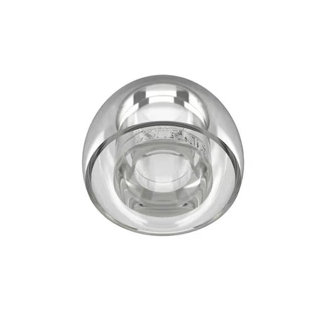 Softears UC transparent silicone eartip, angled view